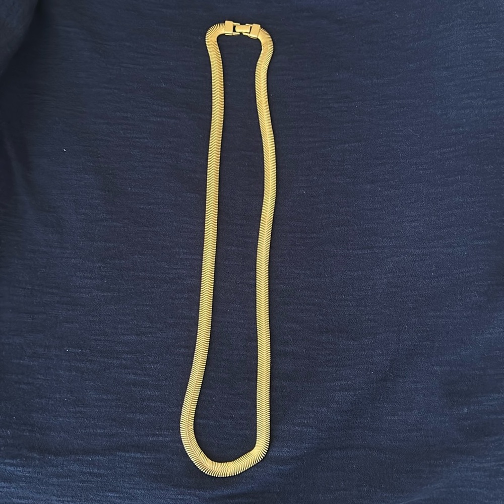 Gold Tone Chain Necklace